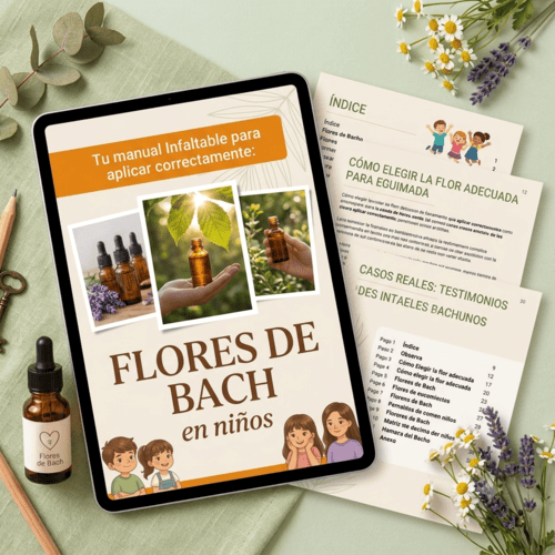 ebookninios Mockup 3D del ebook Flores de Bach para Niños